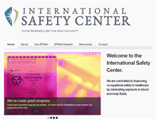 Tablet Screenshot of internationalsafetycenter.org